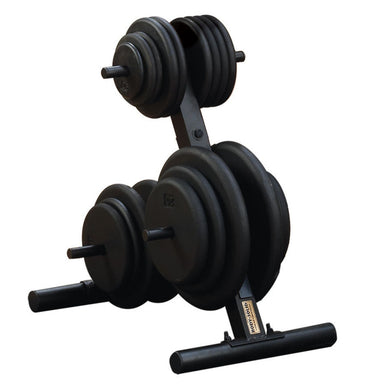 Body-Solid EZ-Load Weight Tree for Standard Weight Plates SWT14 With Weight Plates