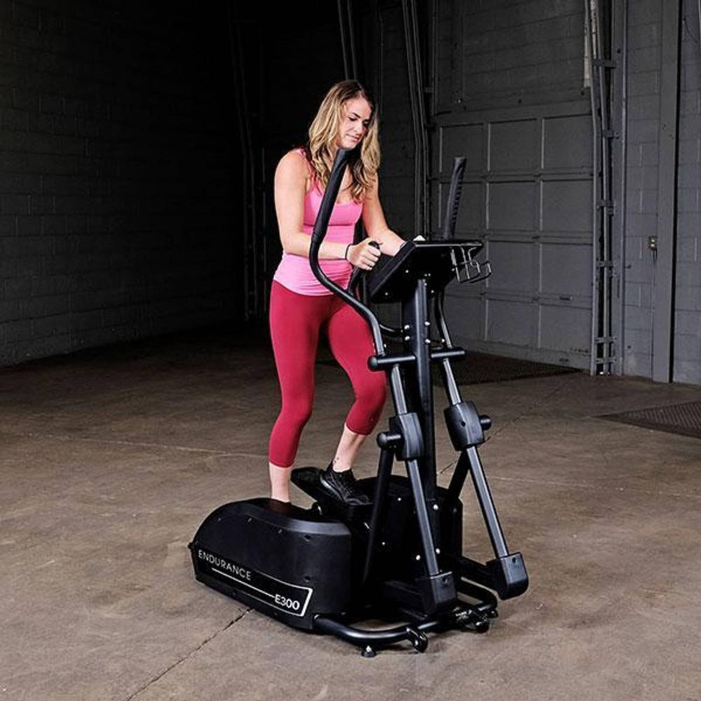 Body-Solid Endurance E300 Center Drive Elliptical Trainer E300-low-impact cardio workout