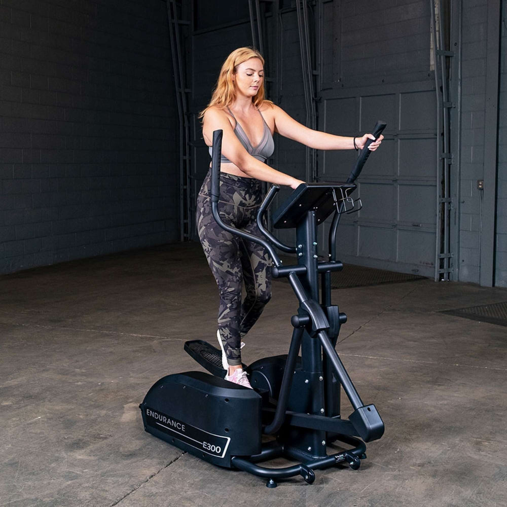Body-Solid Endurance E300 Center Drive Elliptical Trainer for a low-impact cardio workout