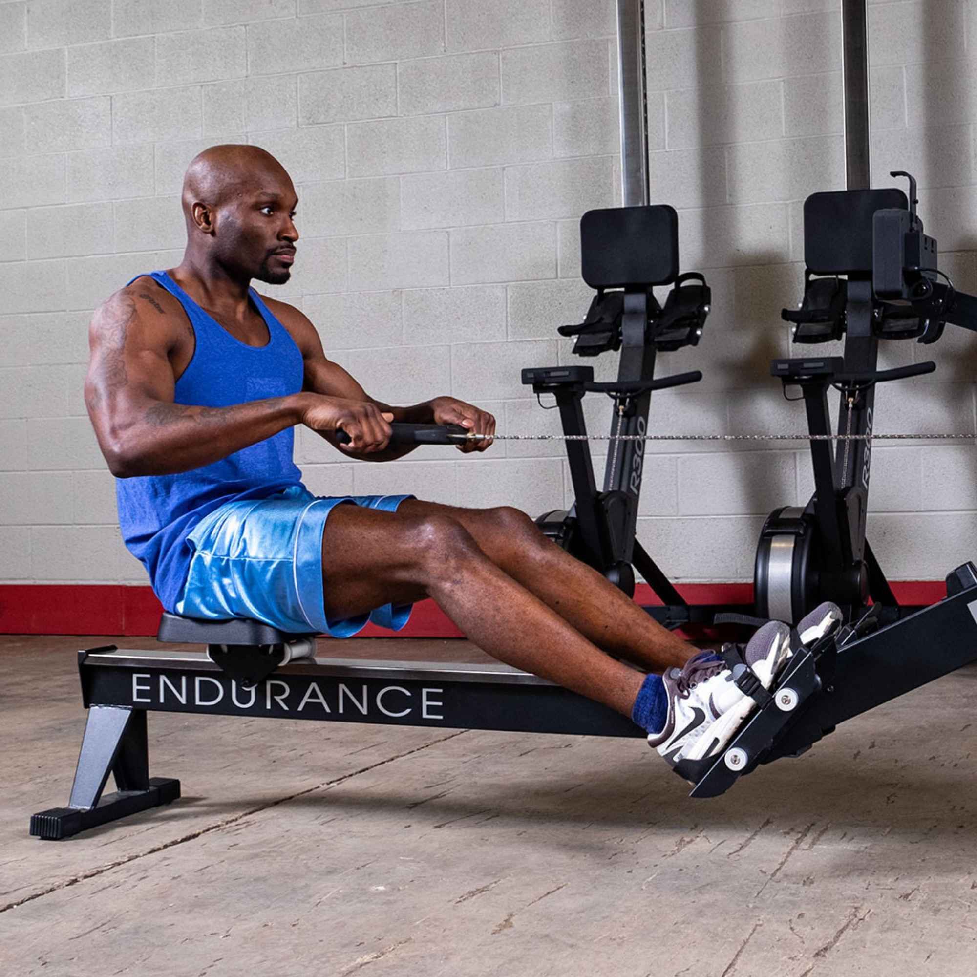 Body Solid Rower Body-Solid R300 Endurance Indoor Rower Air Resistance — Competitors Outlet