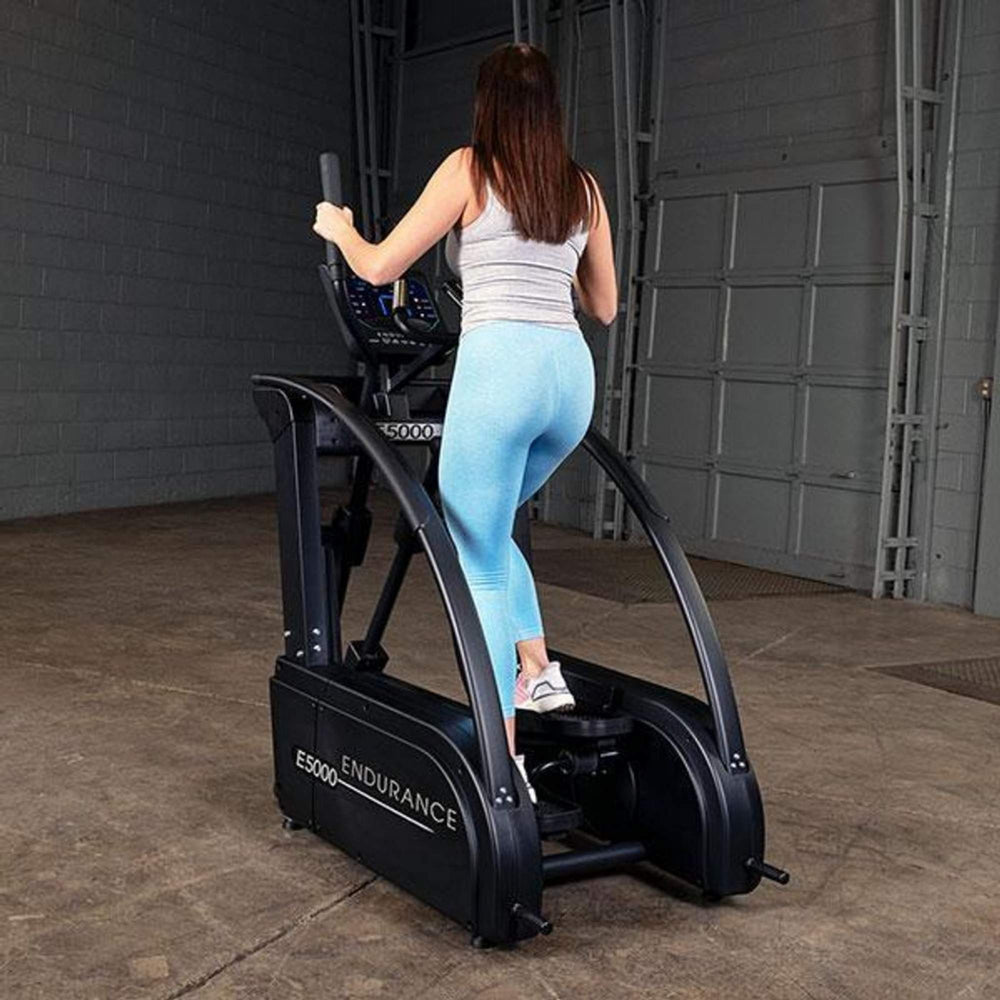Body-Solid Endurance Premium Center Drive Elliptical E5000 Wireless HRC Back Side