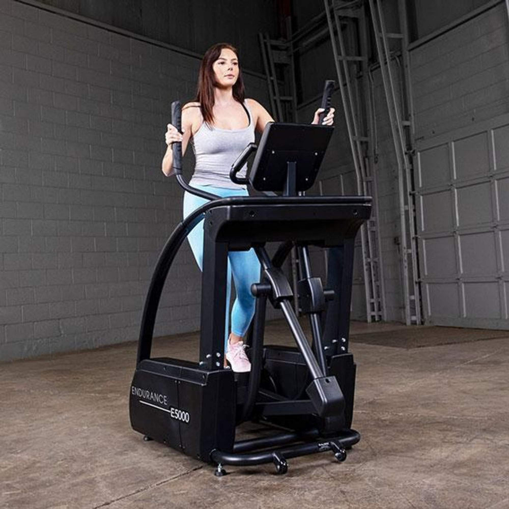 Body-Solid Endurance Premium Center Drive Elliptical Wireless HRC With Background