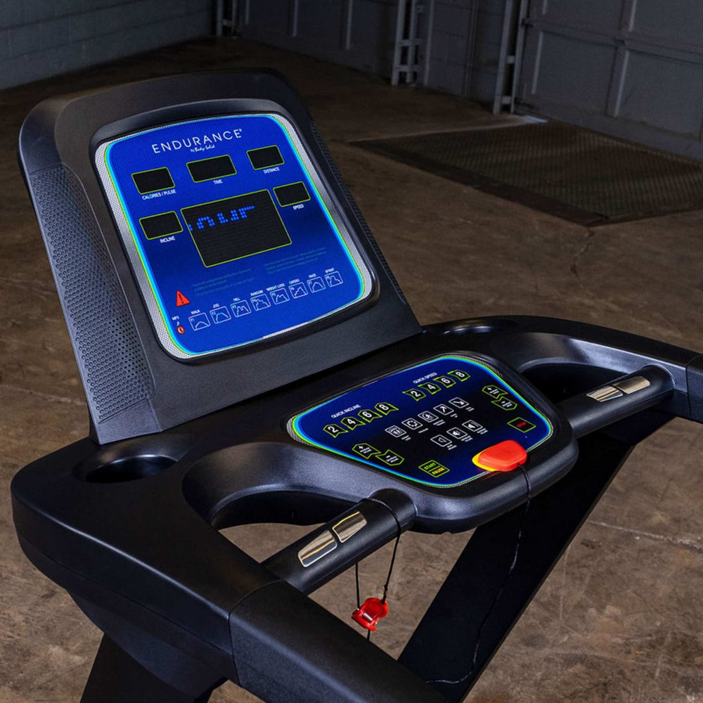 Body-Solid Endurance T25 Folding Treadmill T25 Operating The Console 