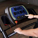 Body-Solid Endurance Walking Treadmill T50 Close-up of Endurance T50 treadmill console with digital readouts