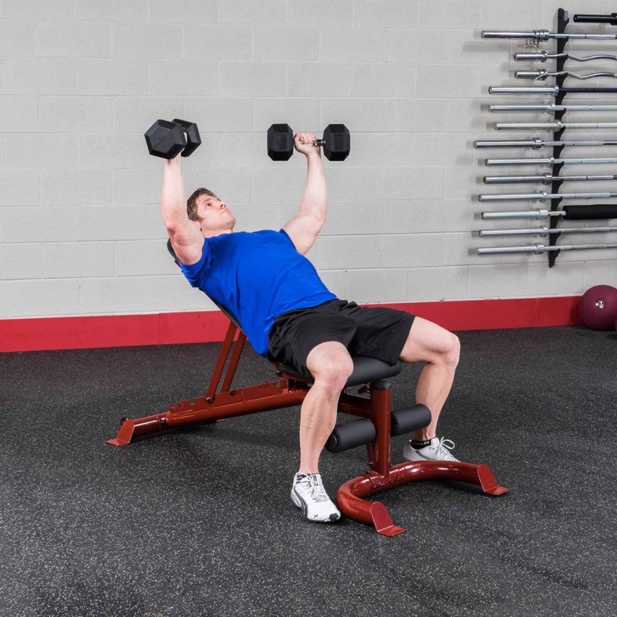Bench Add Body-Solid Flat Incline Decline Bench GFID100B — Competitors Outlet