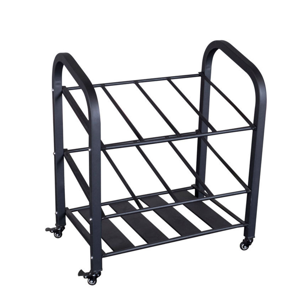 Body-Solid Foam Roller Yoga Mat Rack GYR500 black frame rack