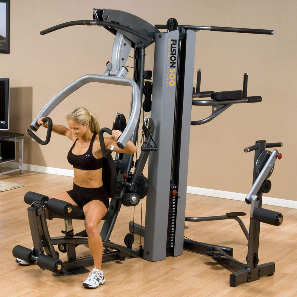 Body-Solid Fusion 500 Modular Single Stack Gym F500 Arms Model Exercise 