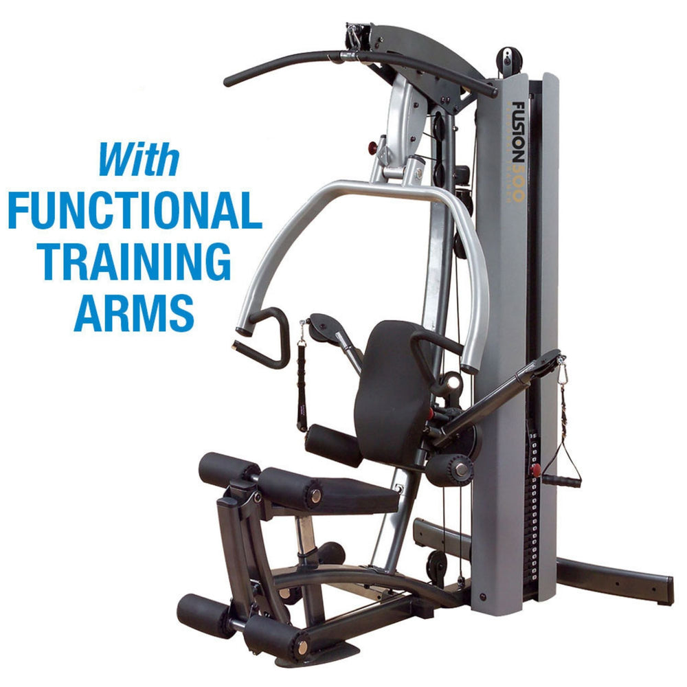 Body-Solid Fusion 500 Modular Single Stack Gym F500 With Functional Training Arms