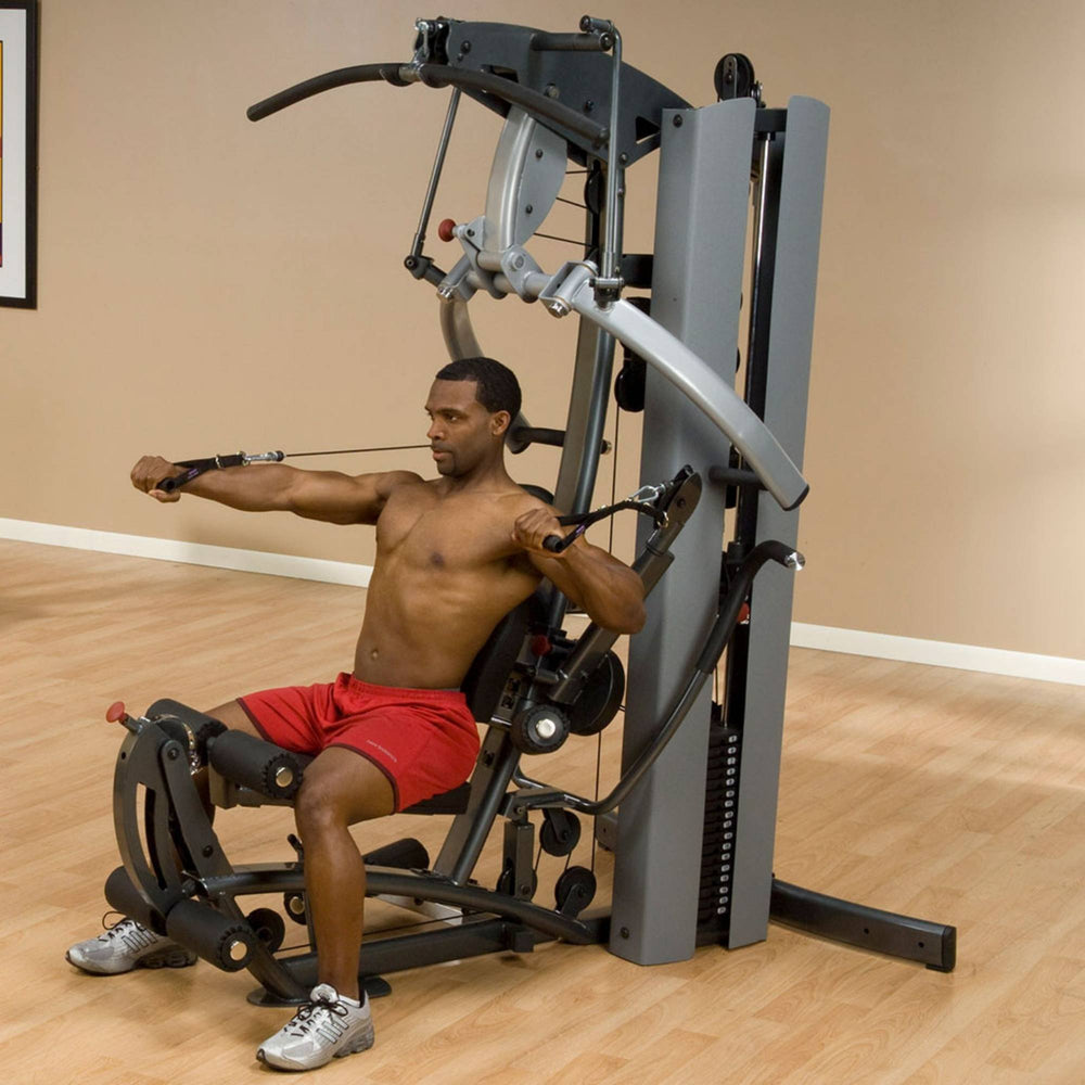 Body-Solid Fusion 600 Personal Trainer F600 Chest Press With Background 