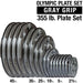 Body-Solid Gray Grip Olympic 355 Ib Set OST355-SP