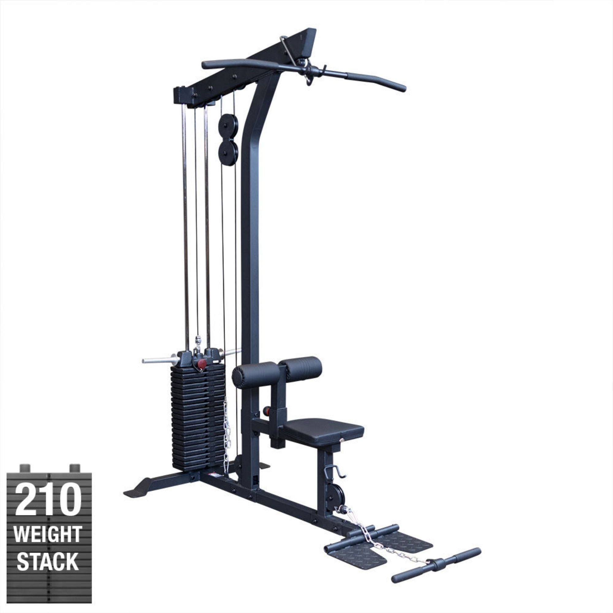 Body-Solid Lat Machine With Weight Stack GLM85B