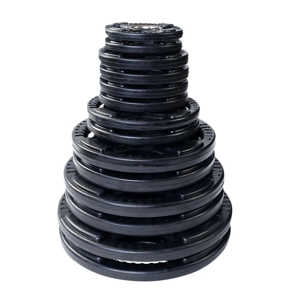 Body-Solid_Olympic_ORST-Rubber-Black-Grip_2-Olympic-Plates-sets-stacked