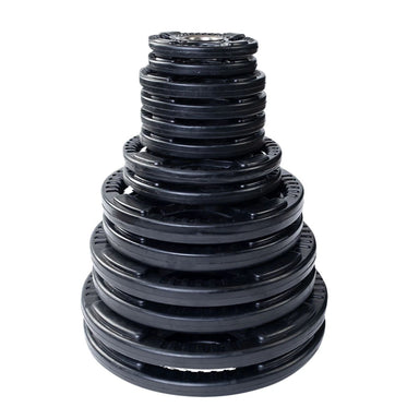 Body-Solid_Olympic_ORST-Rubber-Black-Grip_2-Olympic-Plates-sets-stacked