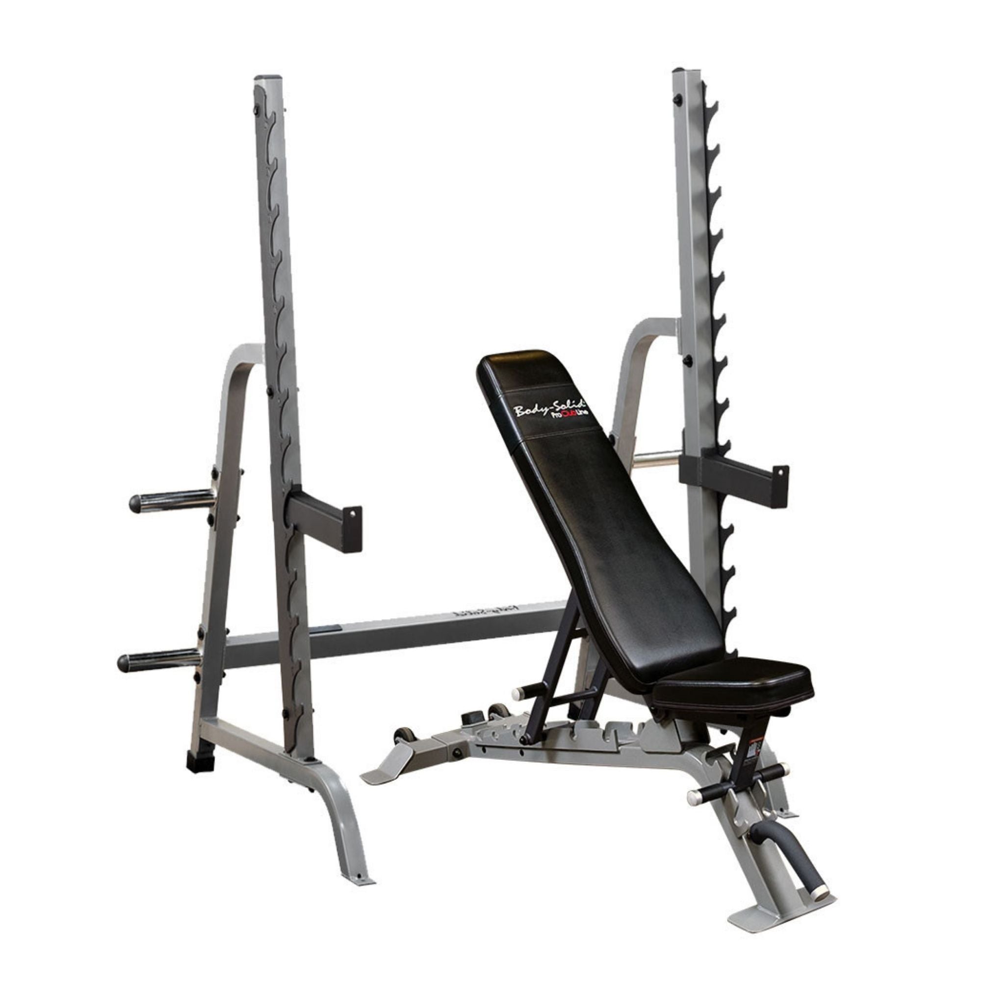 Body-Solid Olympic Squat Rack with Bench SDIB370