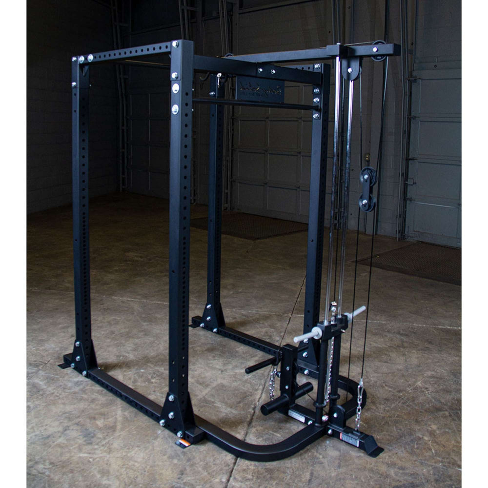 Body-Solid Power Rack Lat Attachment GLA400 with background 