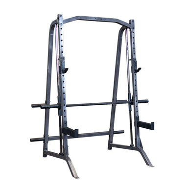 Body-Solid Powerline Smith Machine PSM200 empty frame with adjustable bar catches and safety stoppers