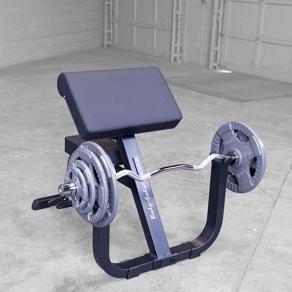 Body-Solid Preacher Curl Bench GPCB329B with background View