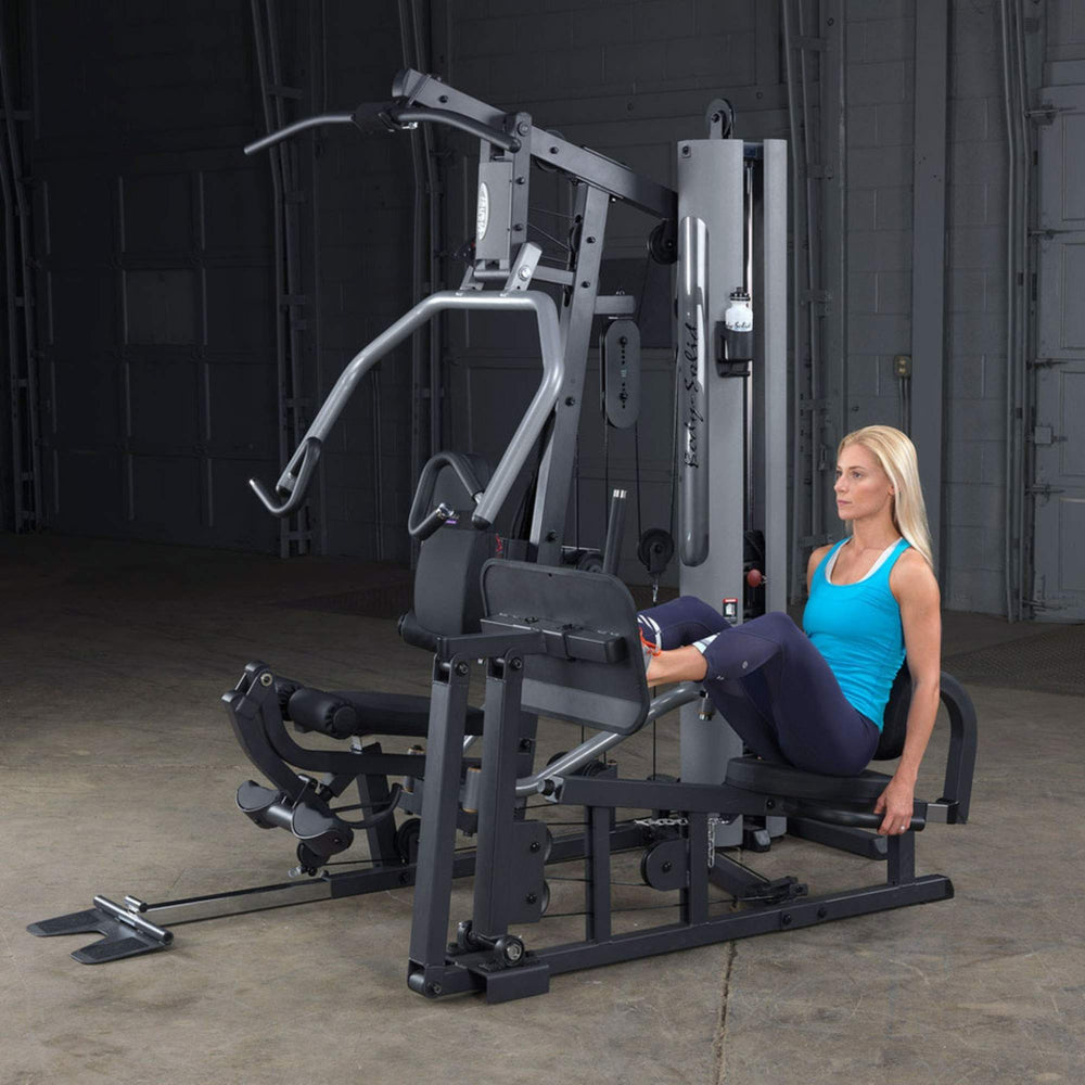 Body-Solid Premium Leg Press Attachmentt GLP with user