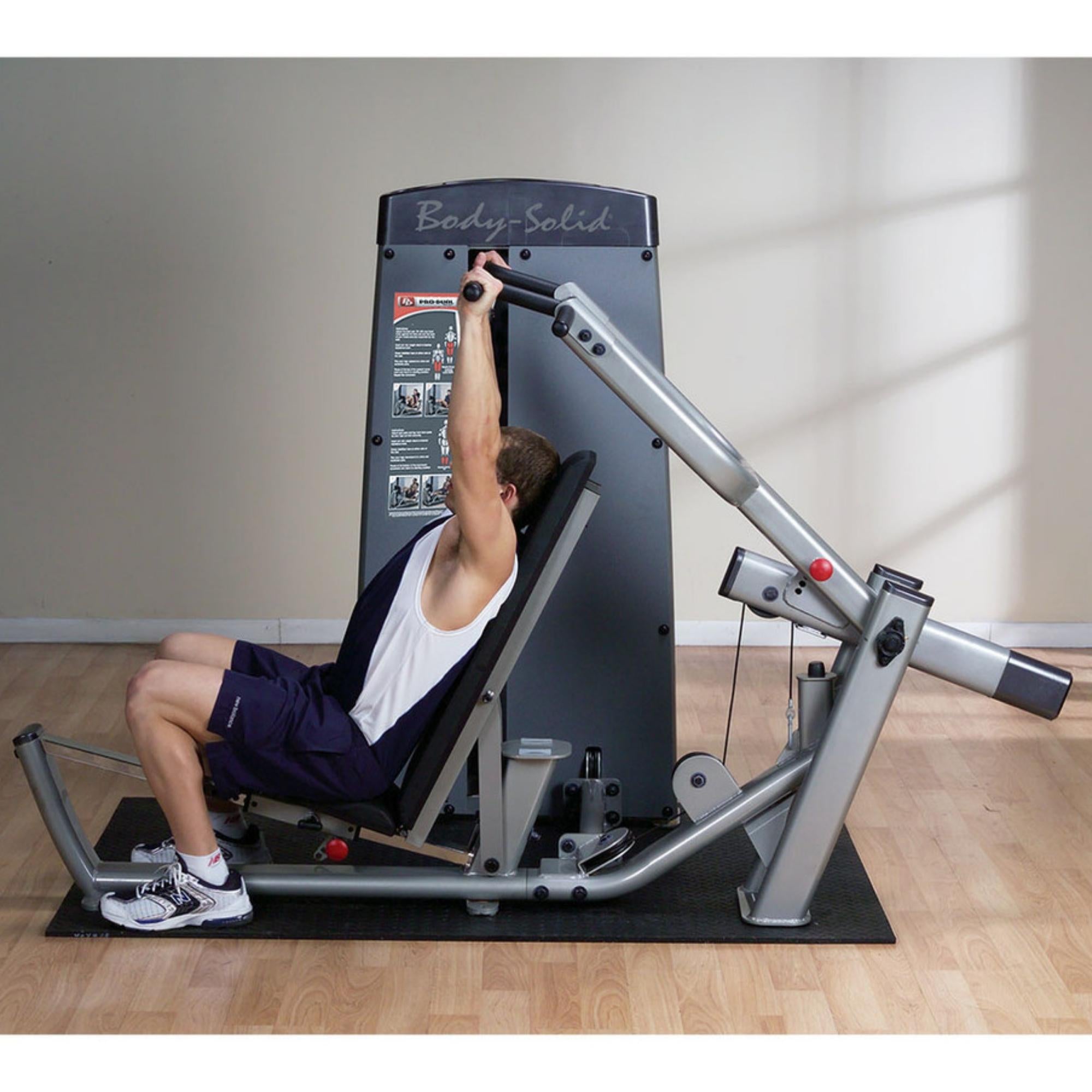 Body-Solid ProDual Multi Press Machine with Weight Stack DPRSSF Freestanding Shoulder Press