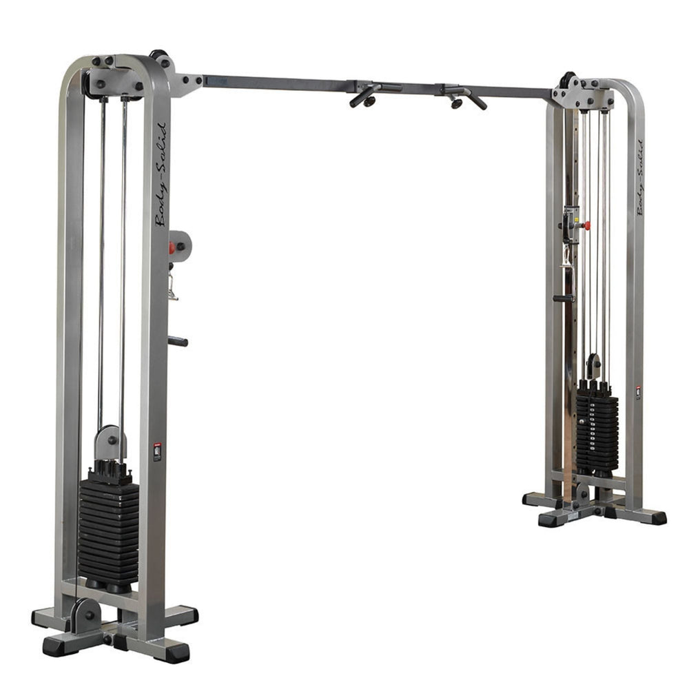 Body-Solid Pro ClubLine Cable Crossover by Body-Solid with Dual Stacks SCC1200G Without Background