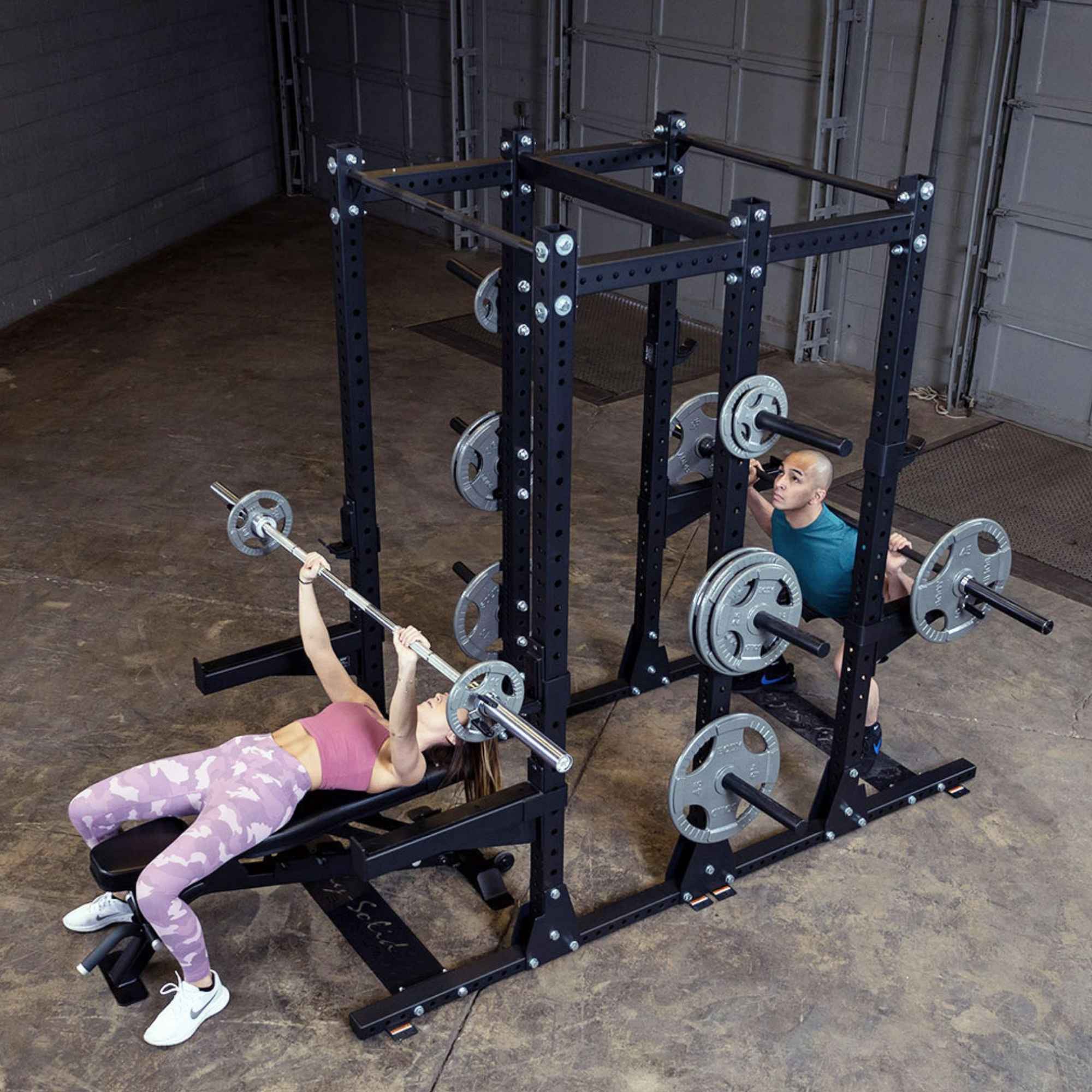 Maximize Multi-User Gym Training with the Body-Solid Double Half Rack ...