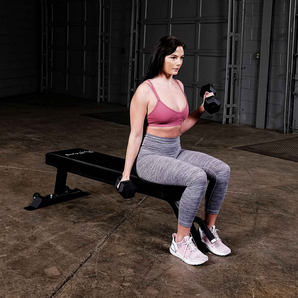 Body-Solid Pro ClubLine Flat Bench by Body-Solid SFB125 Dumbbell Press