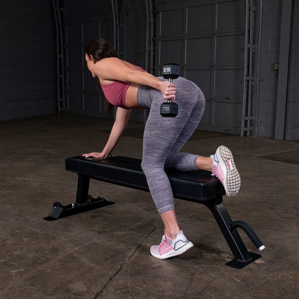 Body-Solid Pro ClubLine Flat Bench by Body-Solid SFB125 on Bench Dumbbell Press