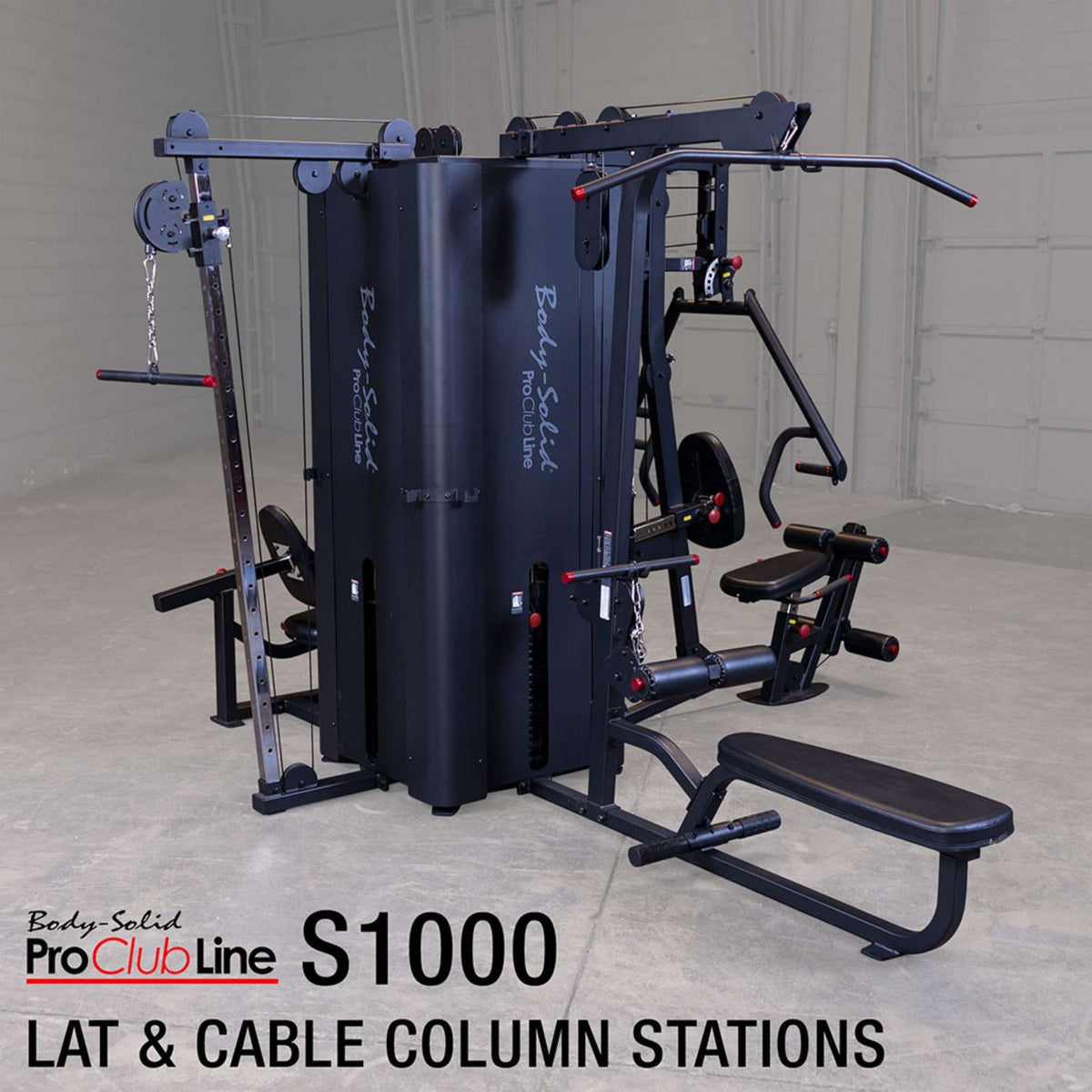 Body-Solid Pro ClubLine Four-Stack Gym S1000