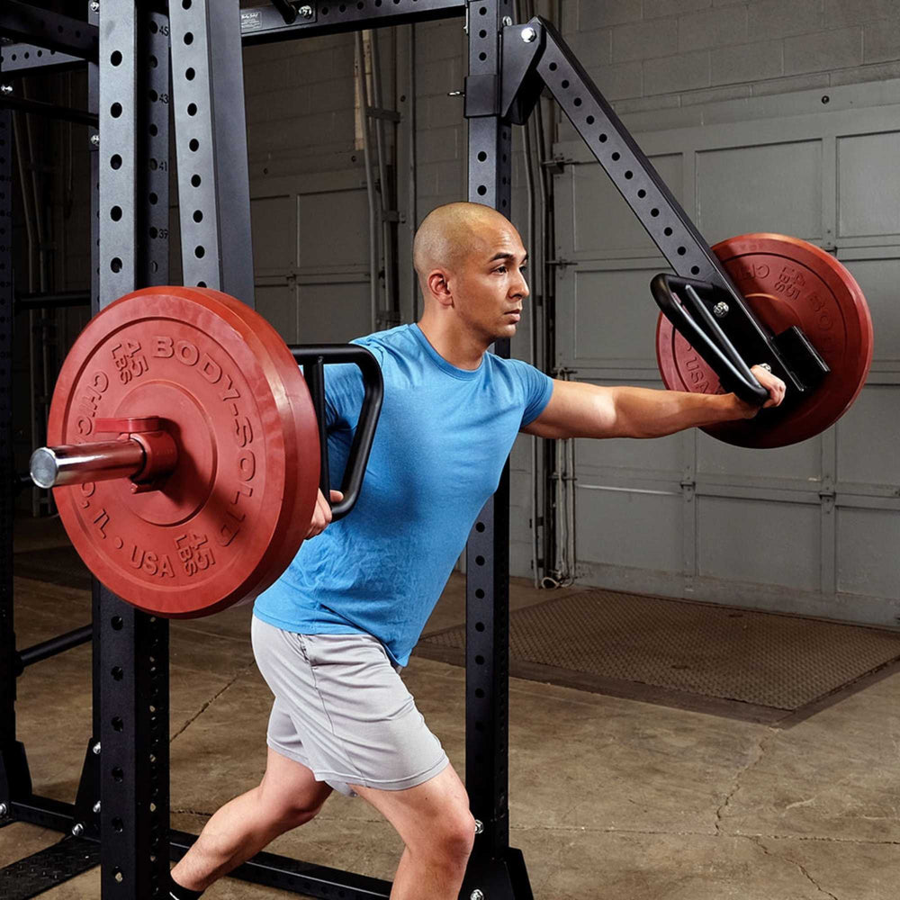 Body-Solid Pro ClubLine Jammer Arms SPRJAM  a man performing standing jammer arms