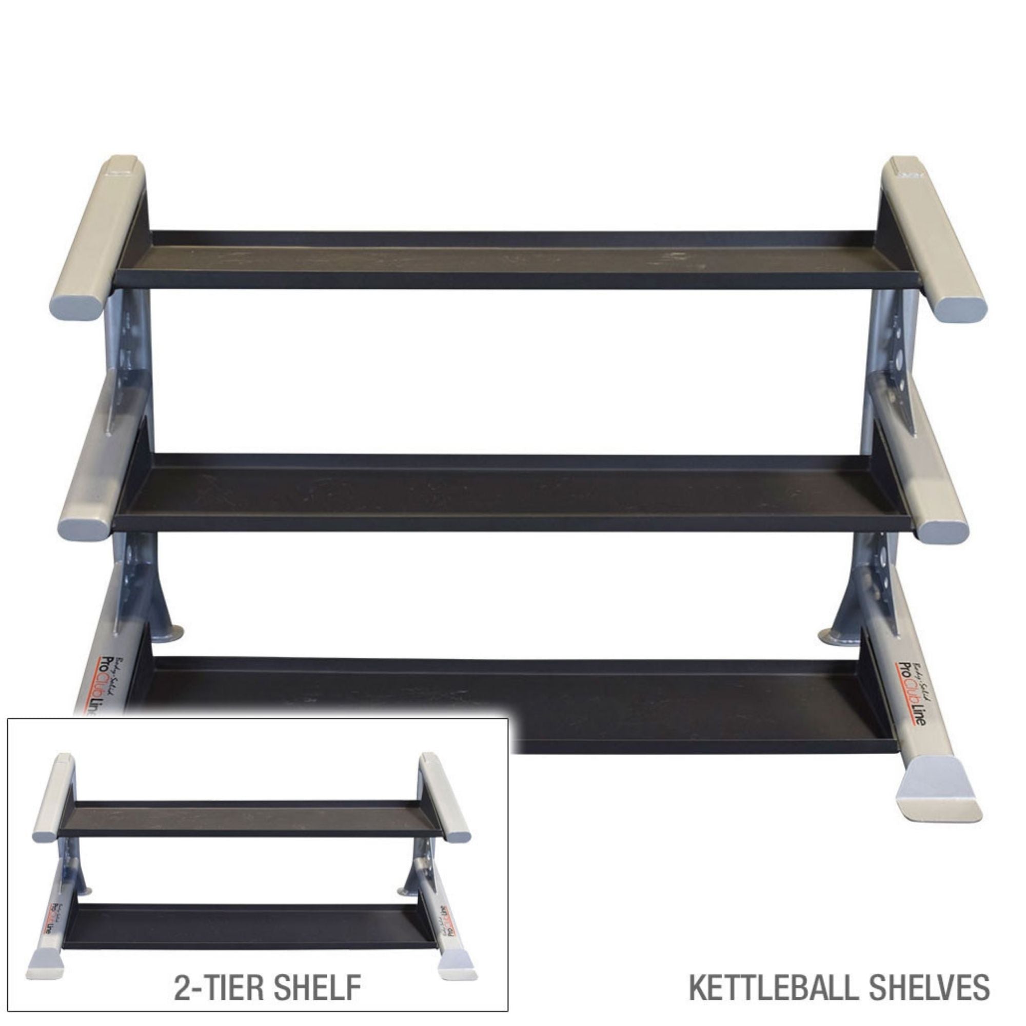 Body-Solid Pro ClubLine Modular Storage Rack with Kettlebell Tiers SDKR500KB
