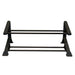Body-Solid Pro ClubLine Modular Storage Rack with Medicine Ball Tiers SDKR500MBX Empty three-tier black steel rack for storing dumbbells, kettlebells, or medicine balls.
