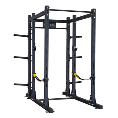 Body-Solid Pro ClubLine Power Rack with Rear Extension and Safety Straps SPR1000SSBACK