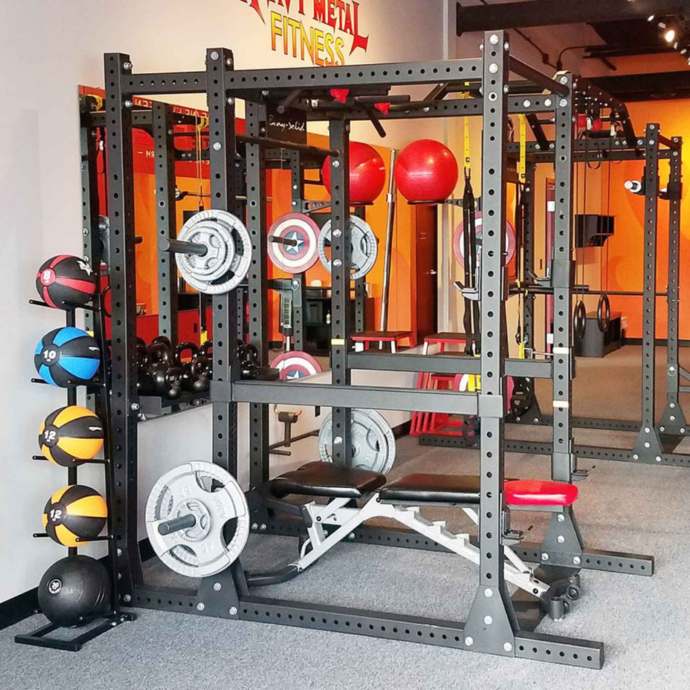 Body-Solid Pro ClubLine SPR1000 Power Rack with Rear Extension SPR1000BACK 