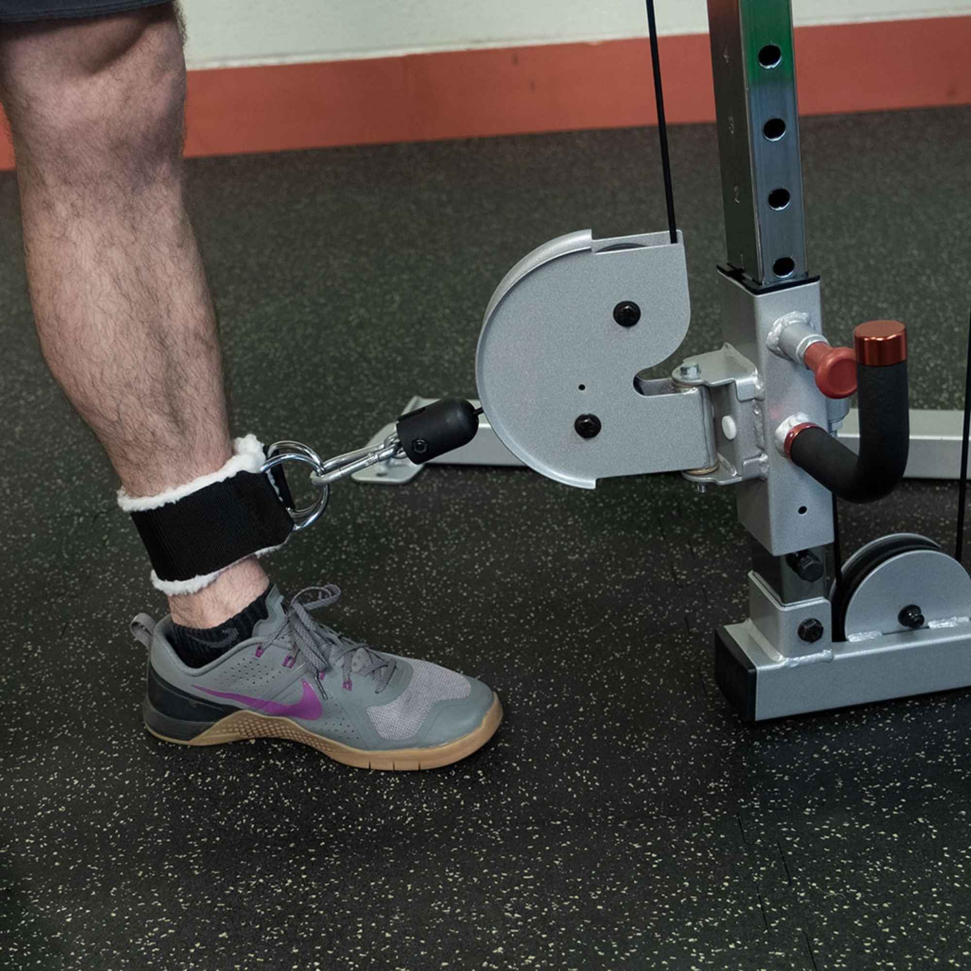 Body-Solid Pro ClubLine Series 2 Cable Crossover S2CCO  Ankle strap attachment for lower body workout 