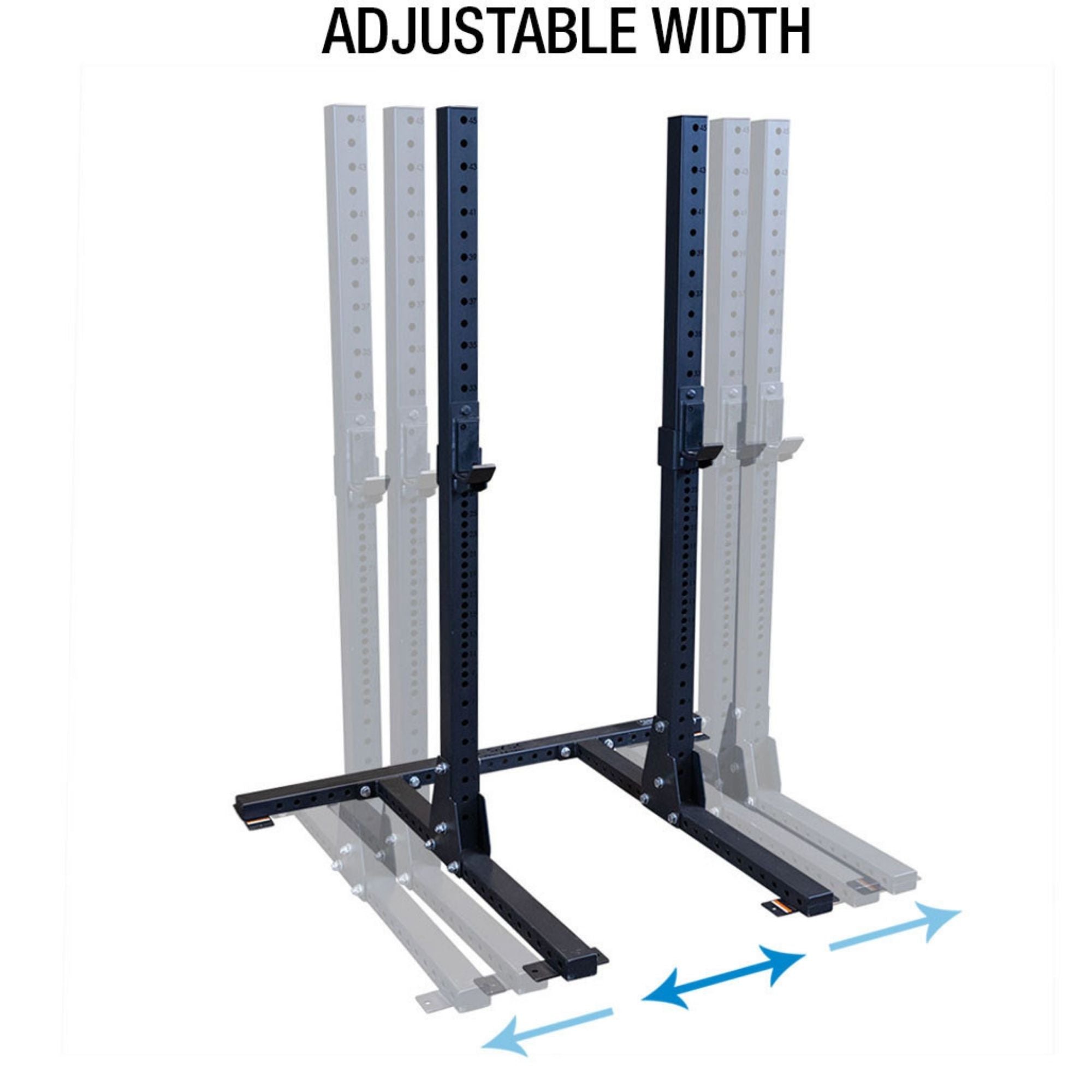 Body-Solid Pro ClubLine Squat Rack SPR250  adjustable width