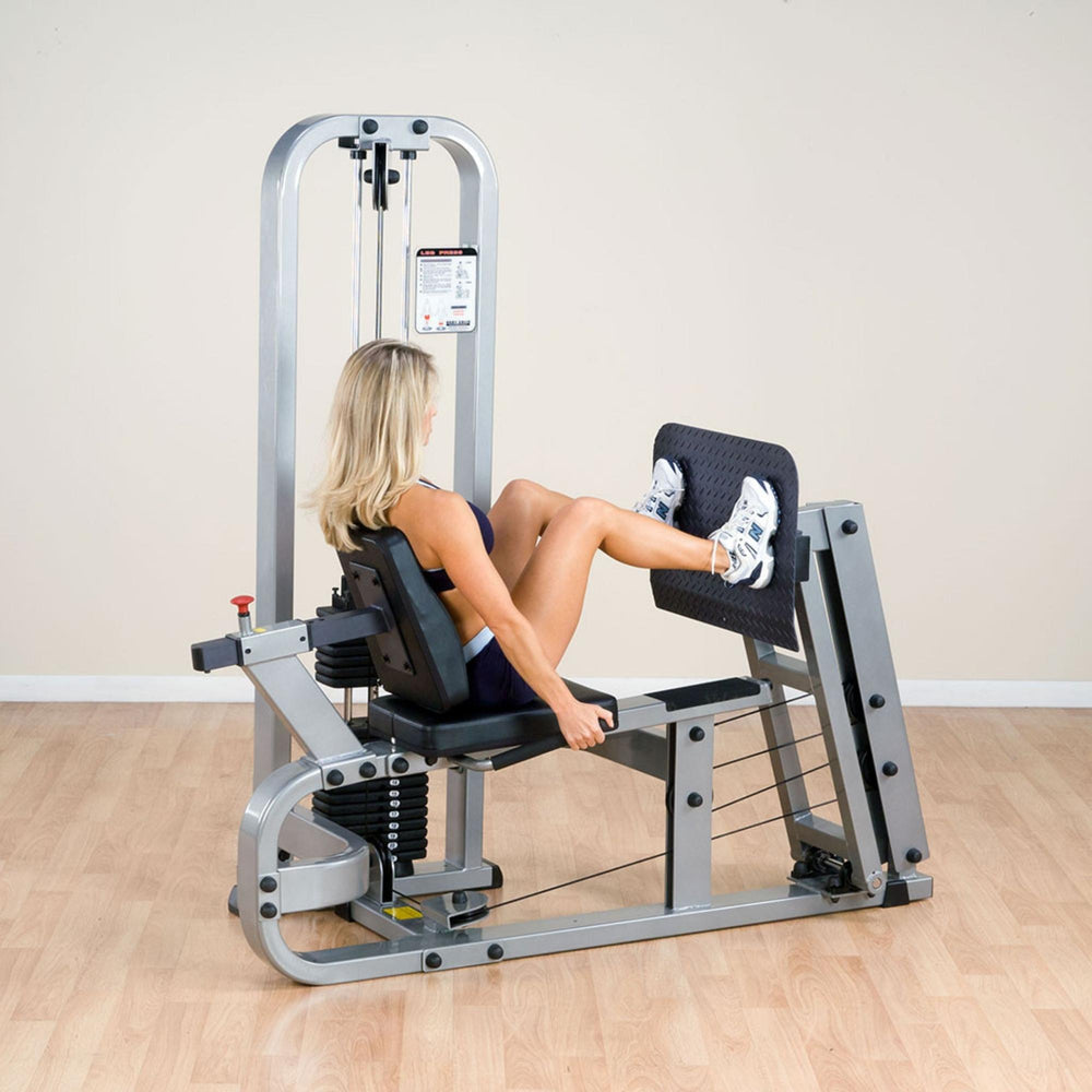Body-Solid Pro Club Line Leg Press SLP500G Single-leg press workout using