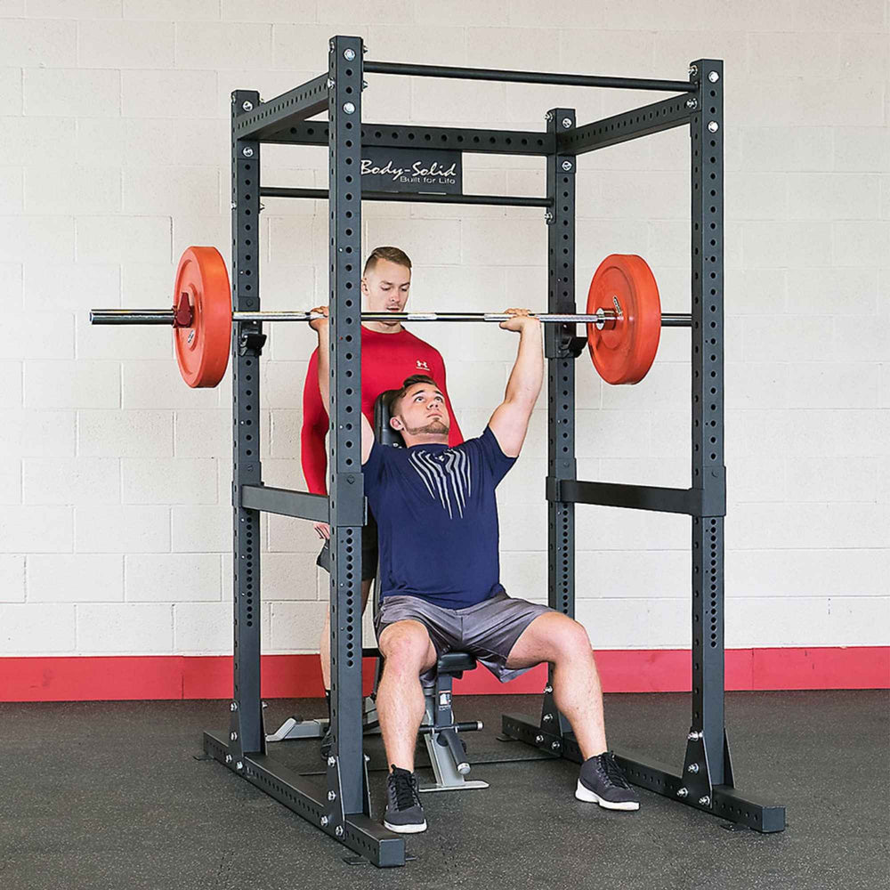Body-Solid Pro Club Line Power Rack SPR1000 Military Press