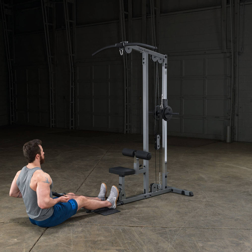 Body-Solid Pro Lat Pulldown Low Row Machine GLM83 Seated Row 