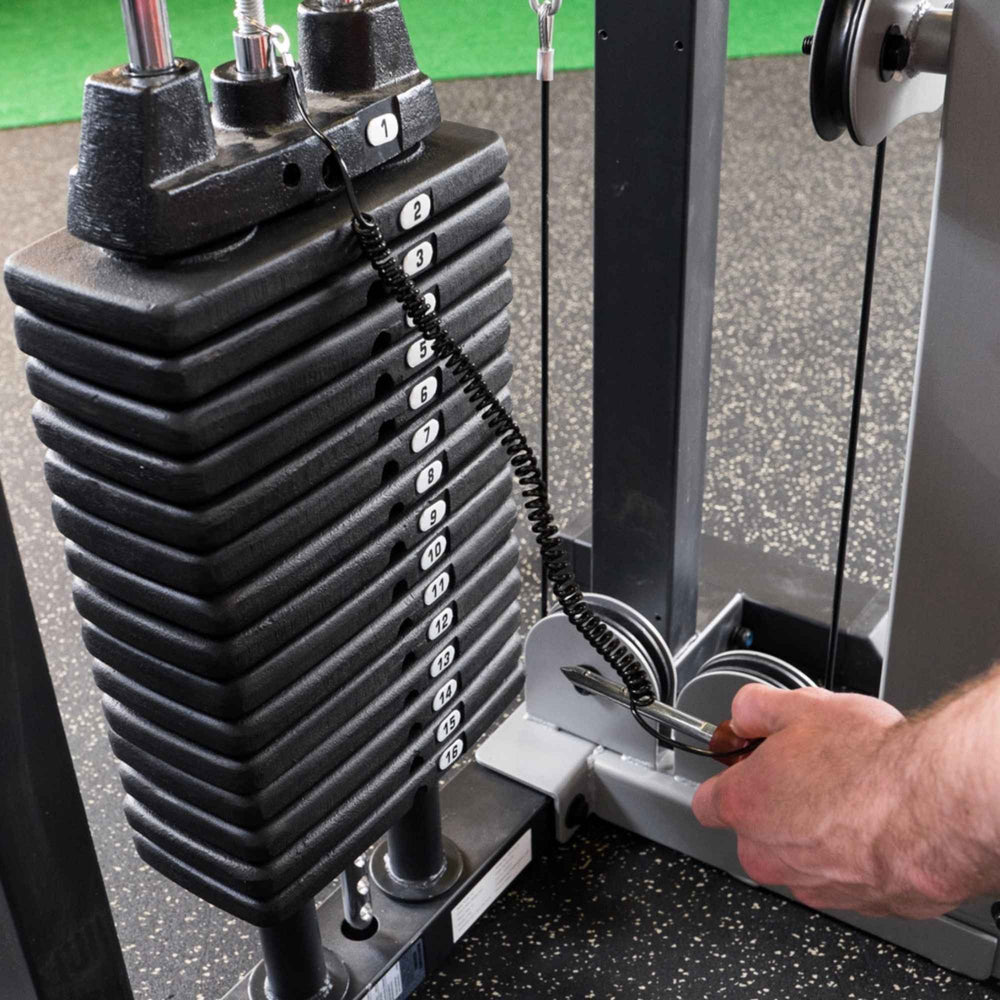 Body-Solid Pro Select CAM Biceps Triceps Machine GCBT-STK Weight Stacks