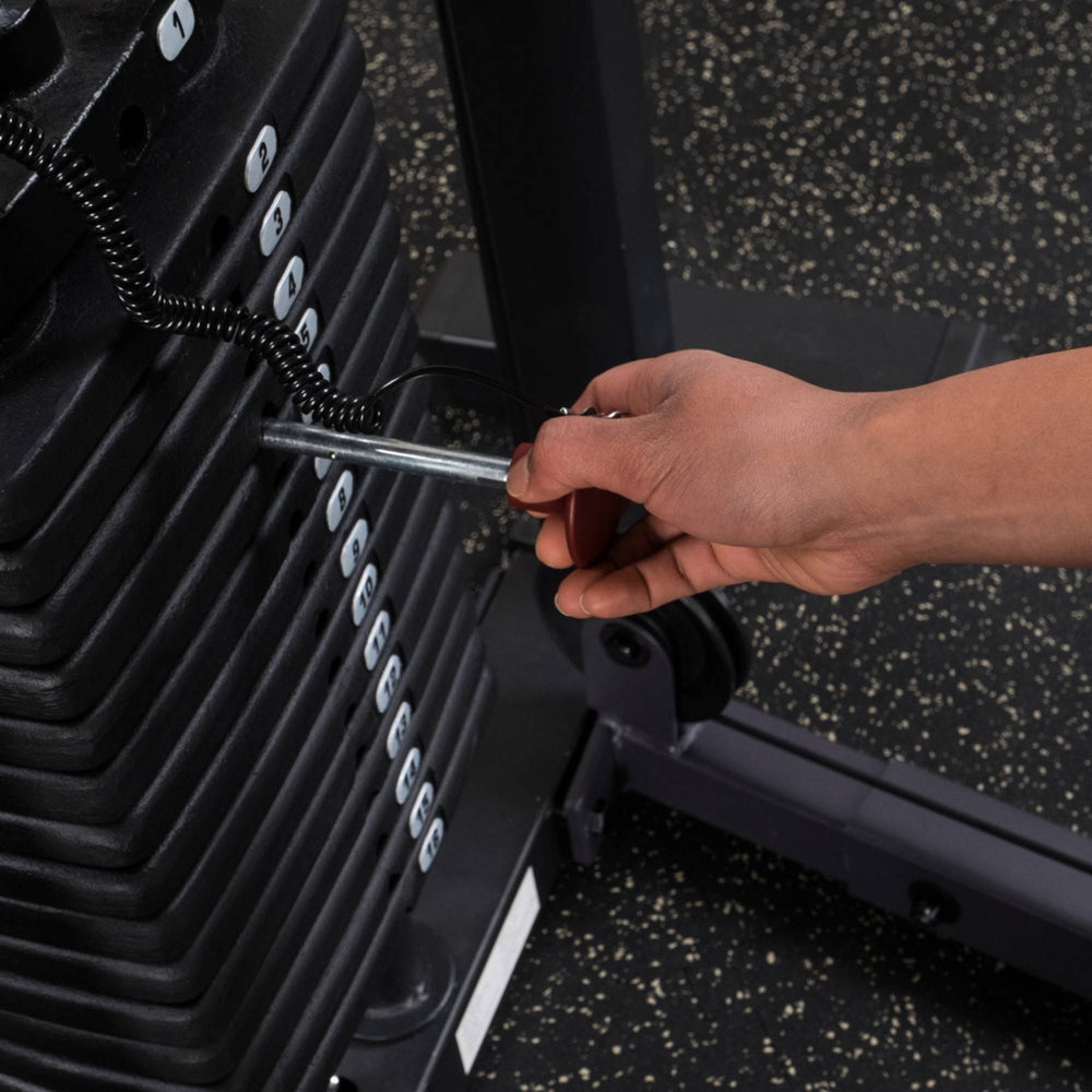 Body-Solid Pro Select Inner Outer Thigh Machine Adjustments Position