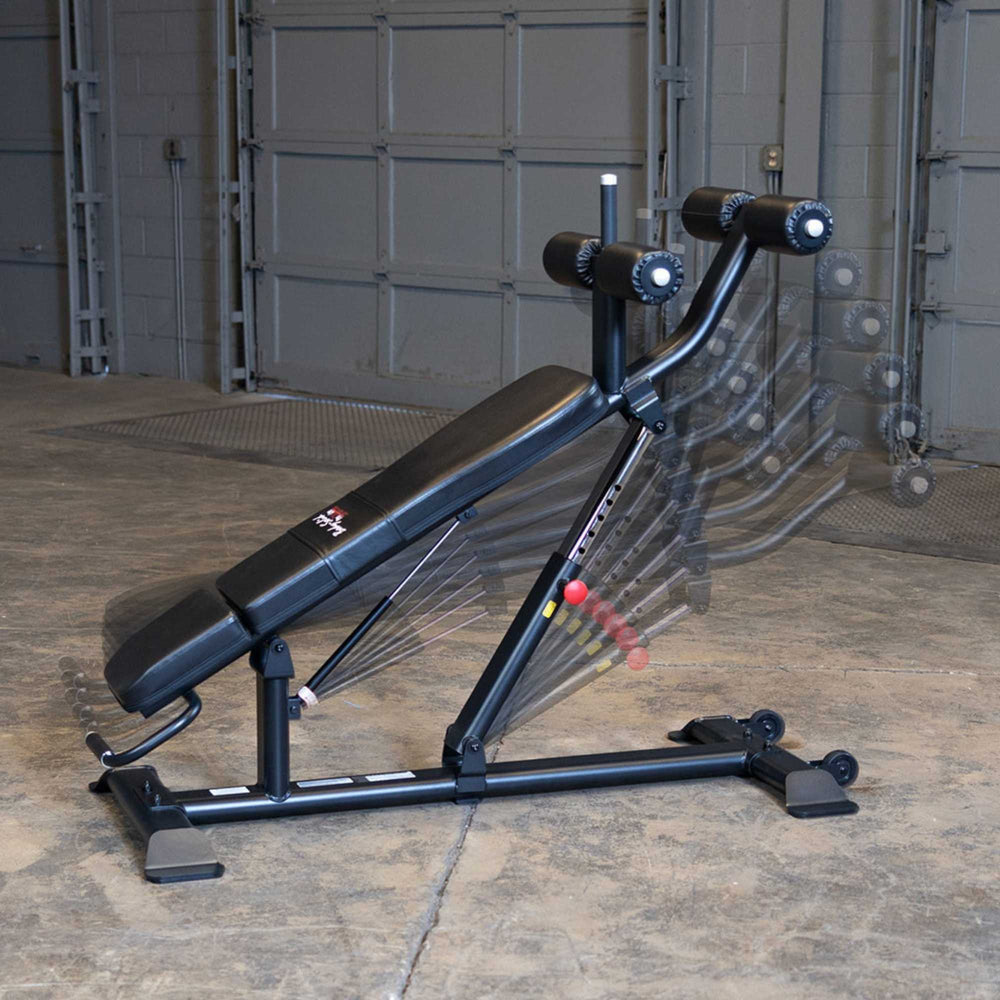 Body-Solid Proclub Commercial Ab Bench SAB500B with background