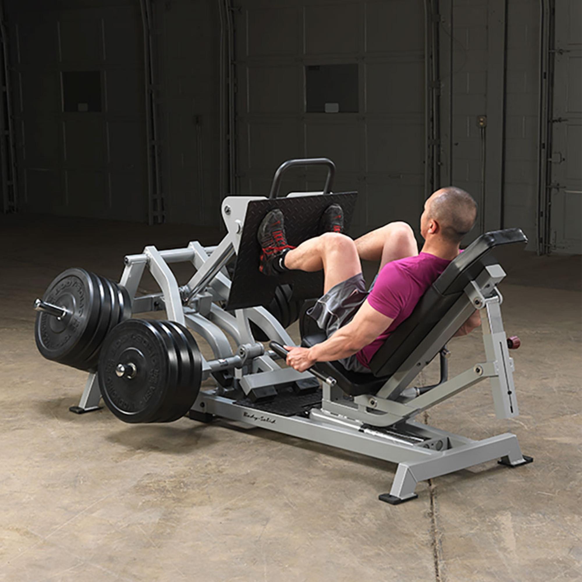 Body-Solid Proclub Leverage Horizontal Leg Press LVLP Comfortable during Rep