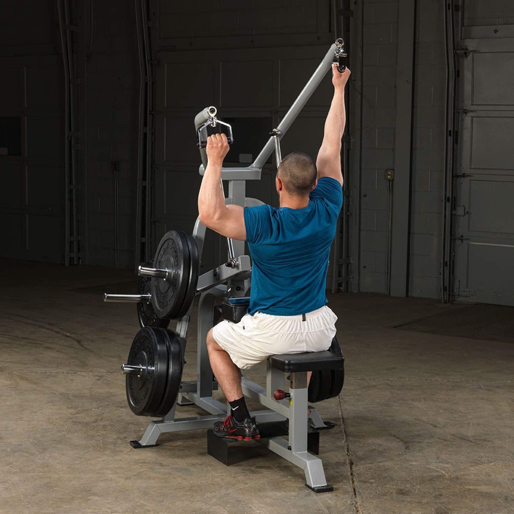 Body-Solid Proclub Leverage Lat Pulldown LVLA Dual axis diverging arm movement