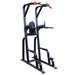 Body-Solid Proclub Vertical Knee Raise SVKR1000BX Standalone black Body-Solid Pro Club Line power tower with red grip accents against a white background.