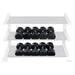 Body-Solid Round Rubber Dumbbell 80-100 lb. Set SDPS900