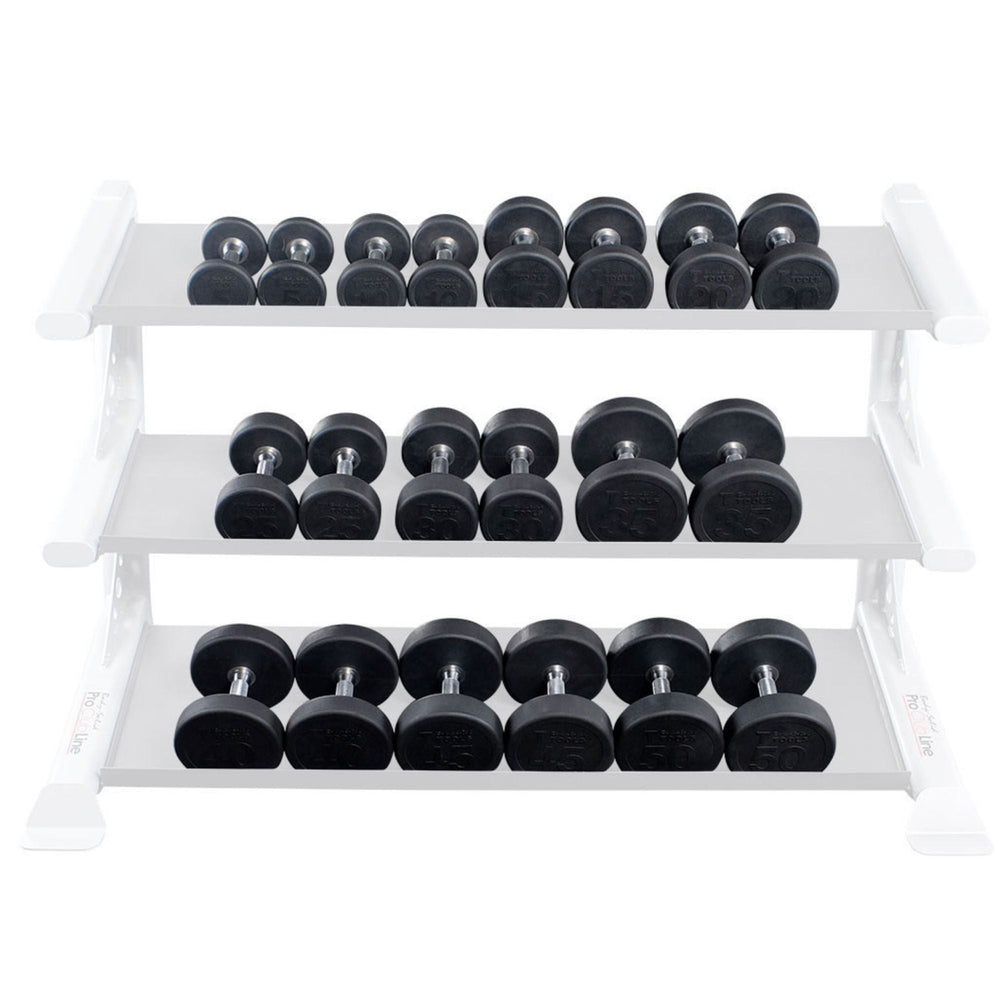Body-Solid Rubber Round Dumbell 5-50lb pairs SDPS550