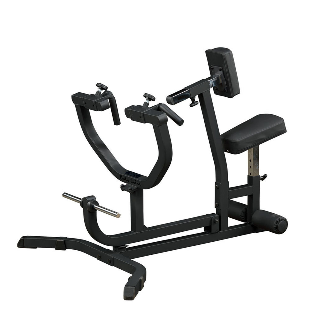 Body-Solid Seated Row Machine GSRM40B with white background 