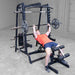 Body-Solid Series 7 Smith Machine Gym Package GS348BP4 Incline barbell bench press performed