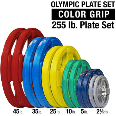 Body-Solid Tools ORC Rubber Color Grip 2" Olympic Plates ORCT255
