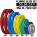 Body-Solid Tools ORC Rubber Color Grip 2" Olympic Plates ORCT255